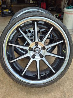 22' Lexani Black Label Rims