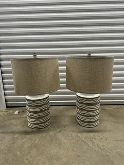 Matching Bedside Lamps
