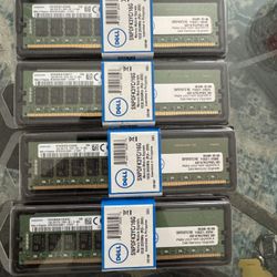 New! 4x Dell  SNPDFK3YC/16G ECC Memory  Samsung M393A2K43BB1-CTD6Y 16GB DDR4-2666MHz RDIMM 2Rx8 CL19 Memory 