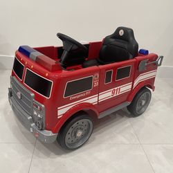 New Kids Ride on Fire Truck,  power wheels
