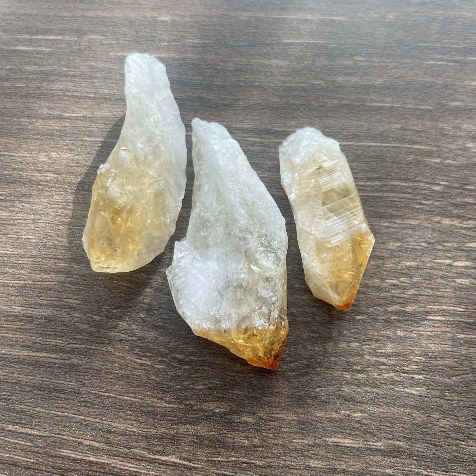 Citrine Crystals For Jewelry Making Wire Wrapping Crafts Or Reiki