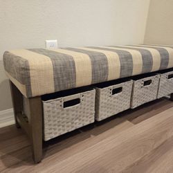 Hallway Bench With Shelf