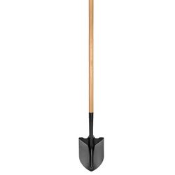 43.3 in. L Wood Handle Digging Carbon Steel Shovel