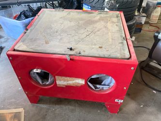 Small sand blast cabinet