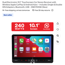 CarPlay 10.1” Dual