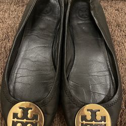 Black Tory Burch Flats