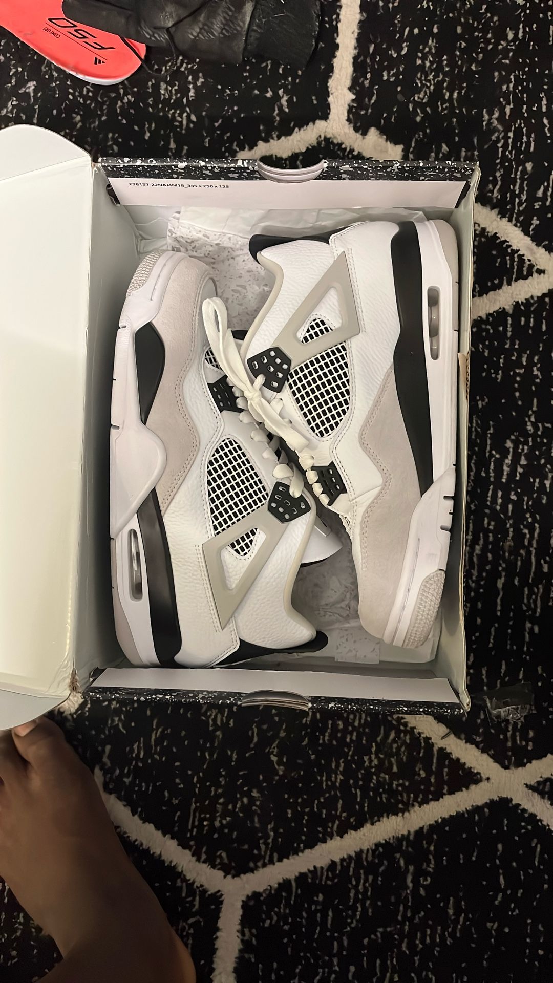 Jordan 4 Military Black Size 10.5 Brand New