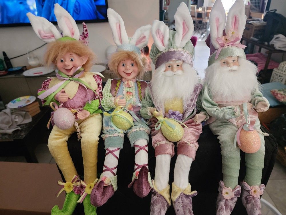 Cynthia Rowley Santa/elf Bunnies