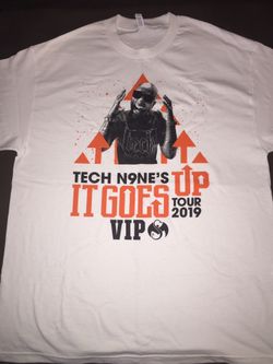 Tech N9ne It Goes Up VIP Shirt (XL)