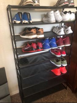 Shoe rack (shoes not included) asking $12 obo