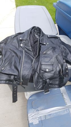 Leather jacket motorcycle