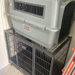 2 Large Dog Crates