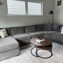 Radley 5-Pc. Fabric Chaise Sectional Sofa with Corner Piece, Created for Macy's