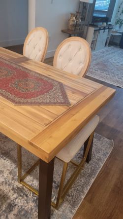 dining table with 4 chairs