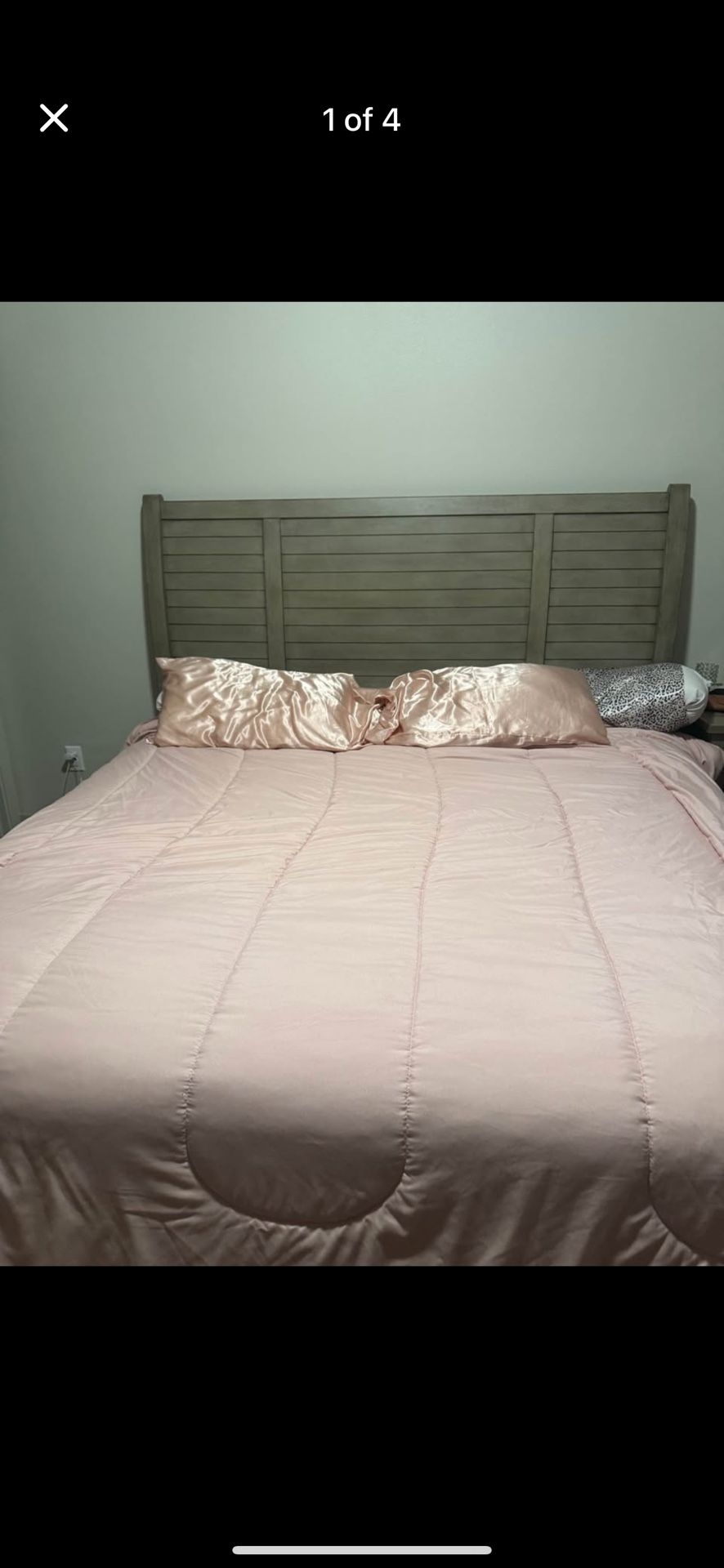 King storage bed