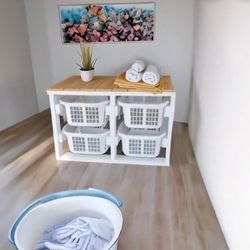 Laundry Basket Storage 