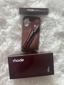 iPhone 17 Rhode Lip Case with Peptide Lip Tint shade espresso