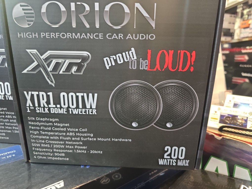 Orion Xtr Tweeters 