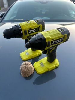 2 - RYOBI ONE+ 18V Cordless Drill & Impact Driver Combo Kit w/ 1 Battery