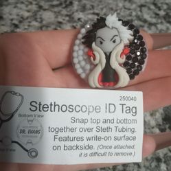 I’d Name Tag For Stethoscope 