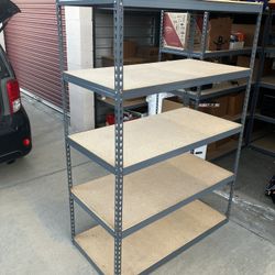 5 Shelf 48’x 24’ Boltless Shelving System USED