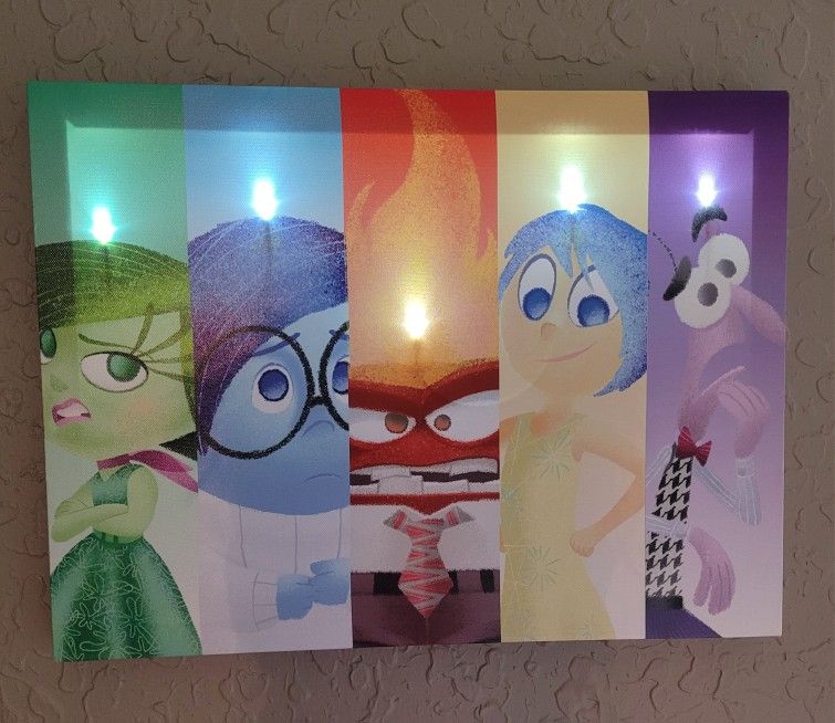 Inside Out Canvas Wall Art Light Up