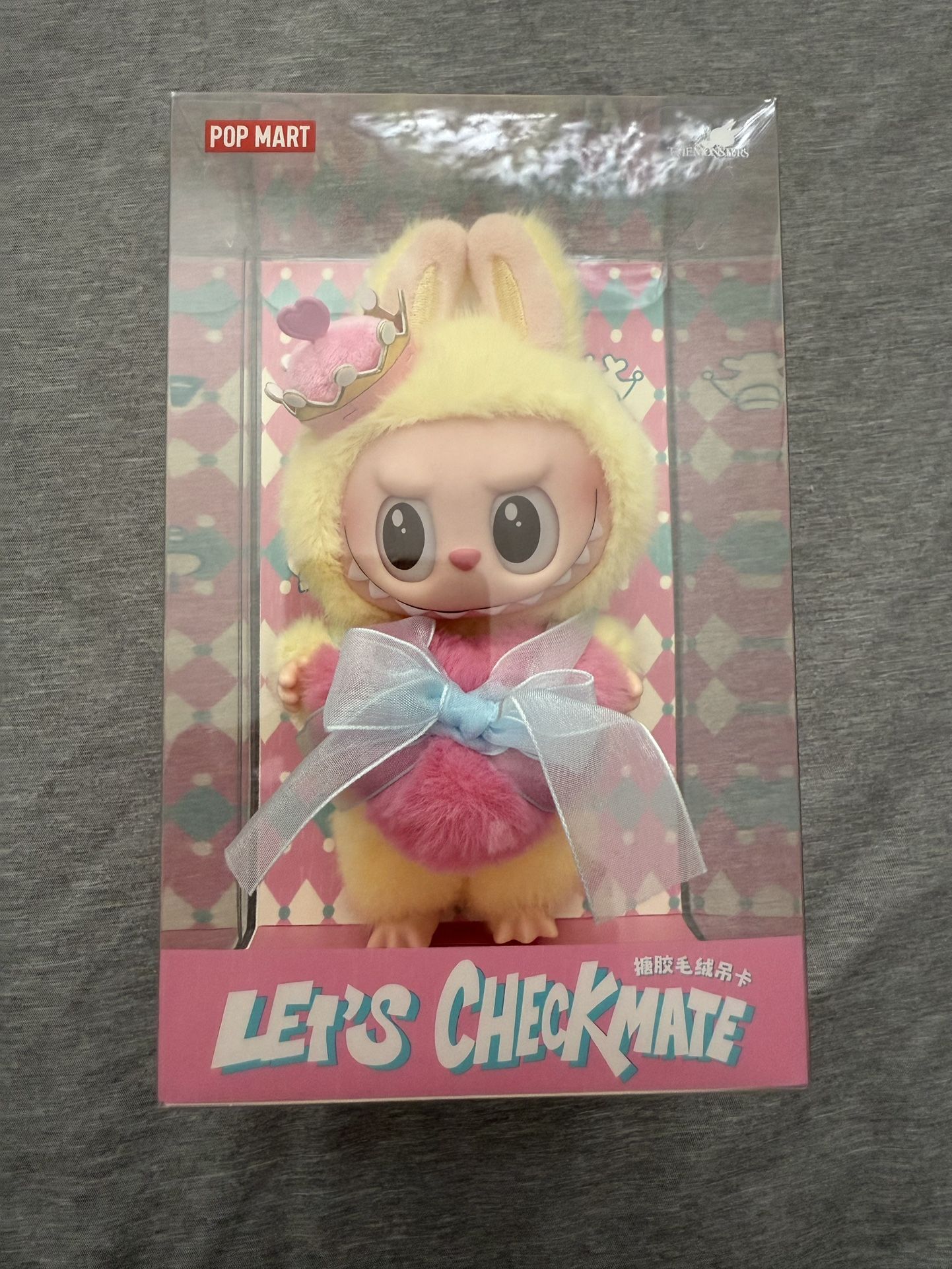 Let’s Checkmate Labubu Pop Mart Plush Pendant
