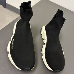 Balenciaga Speed Trainer – Black & White, Rare EU 45