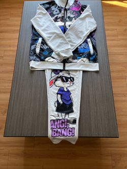 Bang Bang Cartoon Rabbit Tracksuit Set