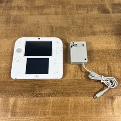 Nintendo 2DS Console White & Red Console Only Tested & Working 
