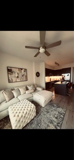 Beige couch