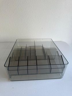 Acrylic organizer clear