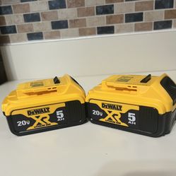 Dewalt 5AH BATTERIES