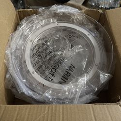 4 Pack Lazy Susan Organizer, 9 Inch Clear Lazy Susan Turntable for Cabinet, BPA-Free Plastic Rotating