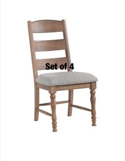 Intercon Furniture Highland Ladder Back Chairs in Sandwash