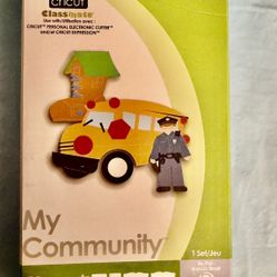Cricut "MY COMMUNITY" Cartridge, Complete