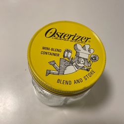 New Osterizer Liquifier-Blender MINI-BLEND 8oz. Blend and Store Glass Jar