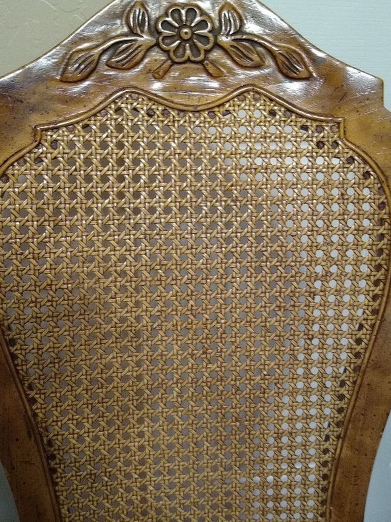 Beautiful Cane Back Desk/Side Chair