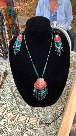 Hand Made Shell And Beaded Jewlery