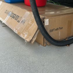 6/4 Metal She’d With Floor