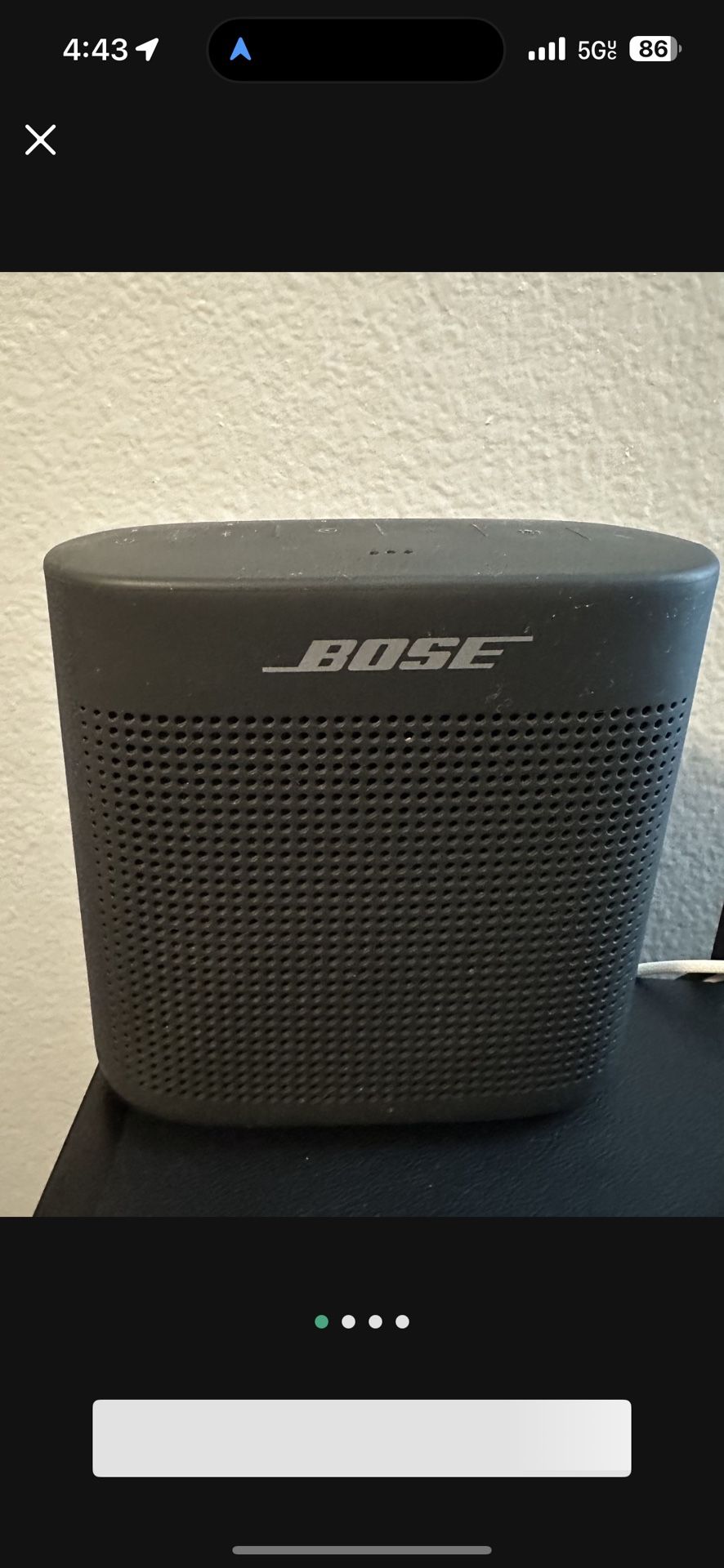 BOSE Soundlink || Black Portable Bluetooth Speaker