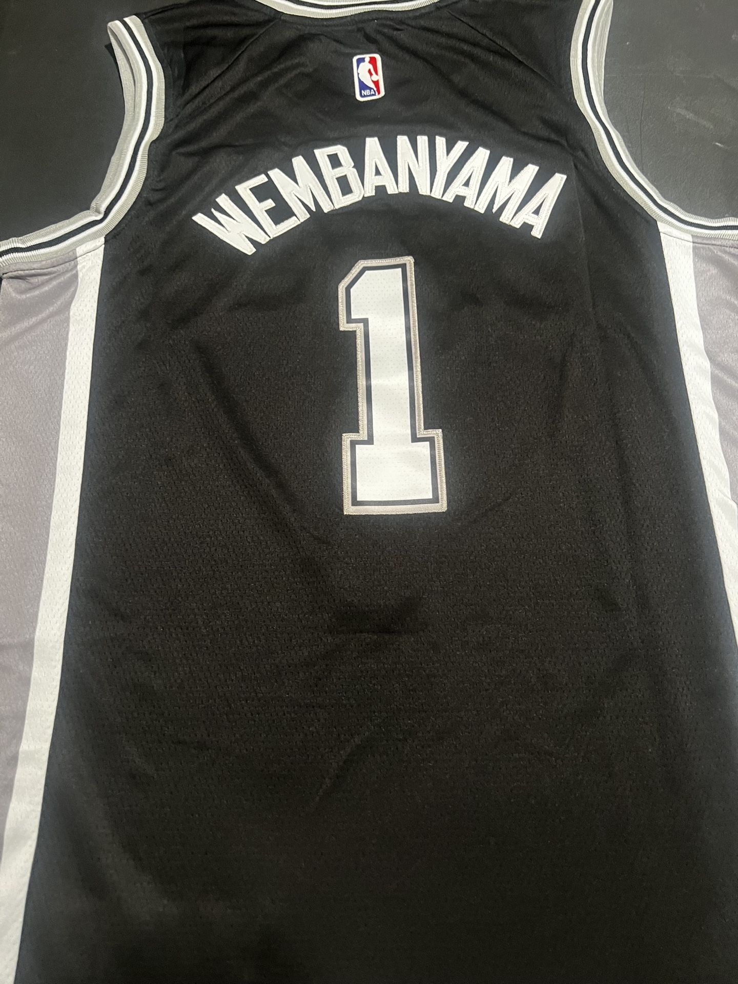 Spurs #1 Wembayama Jerseys. New