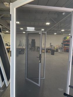 Aluminum Security Screen Door – Brand New