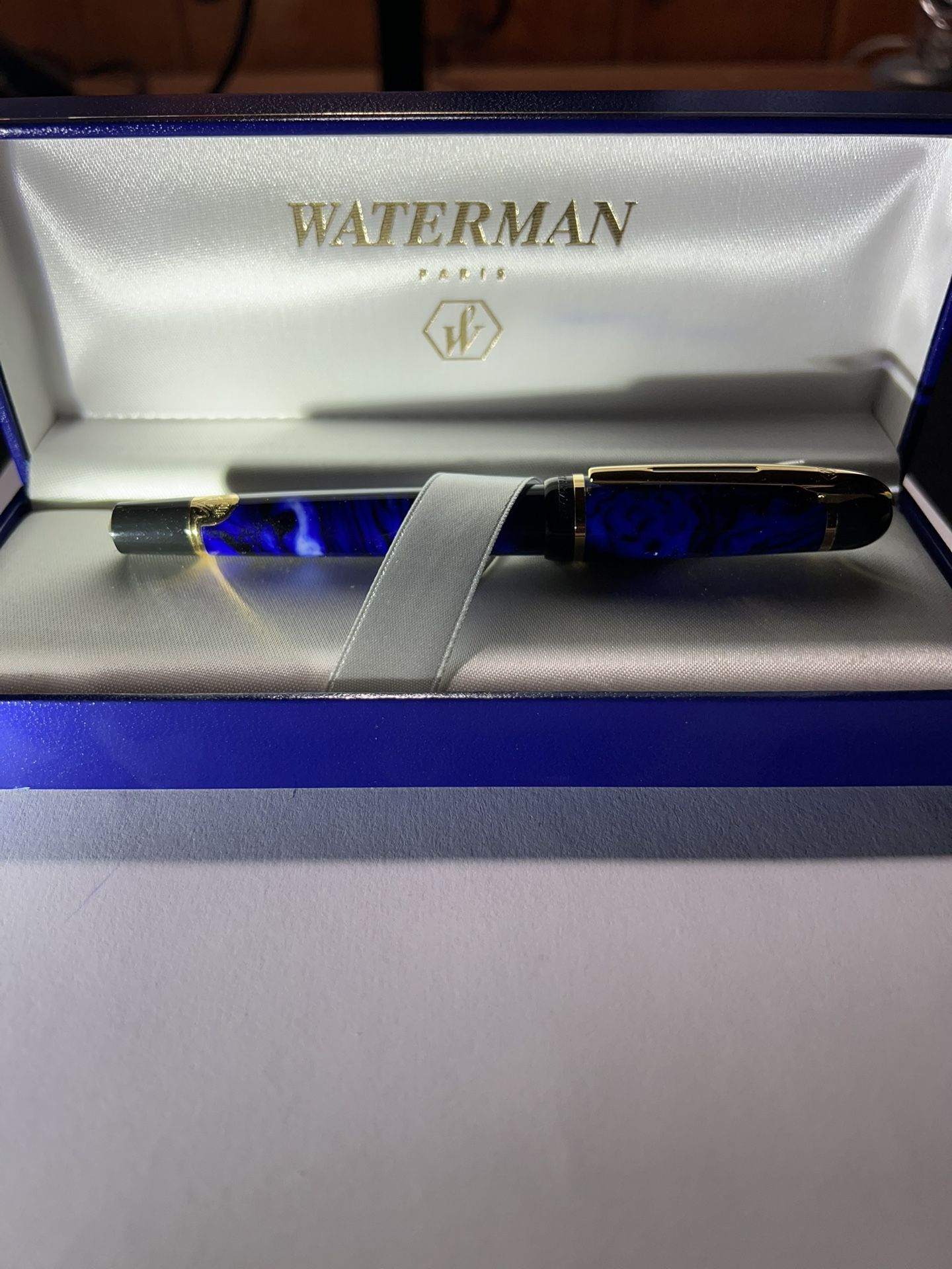 Waterman Phileas Blue $ Gold Fountain Pen
