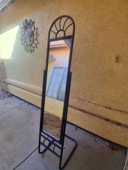 Metal Standing Mirror