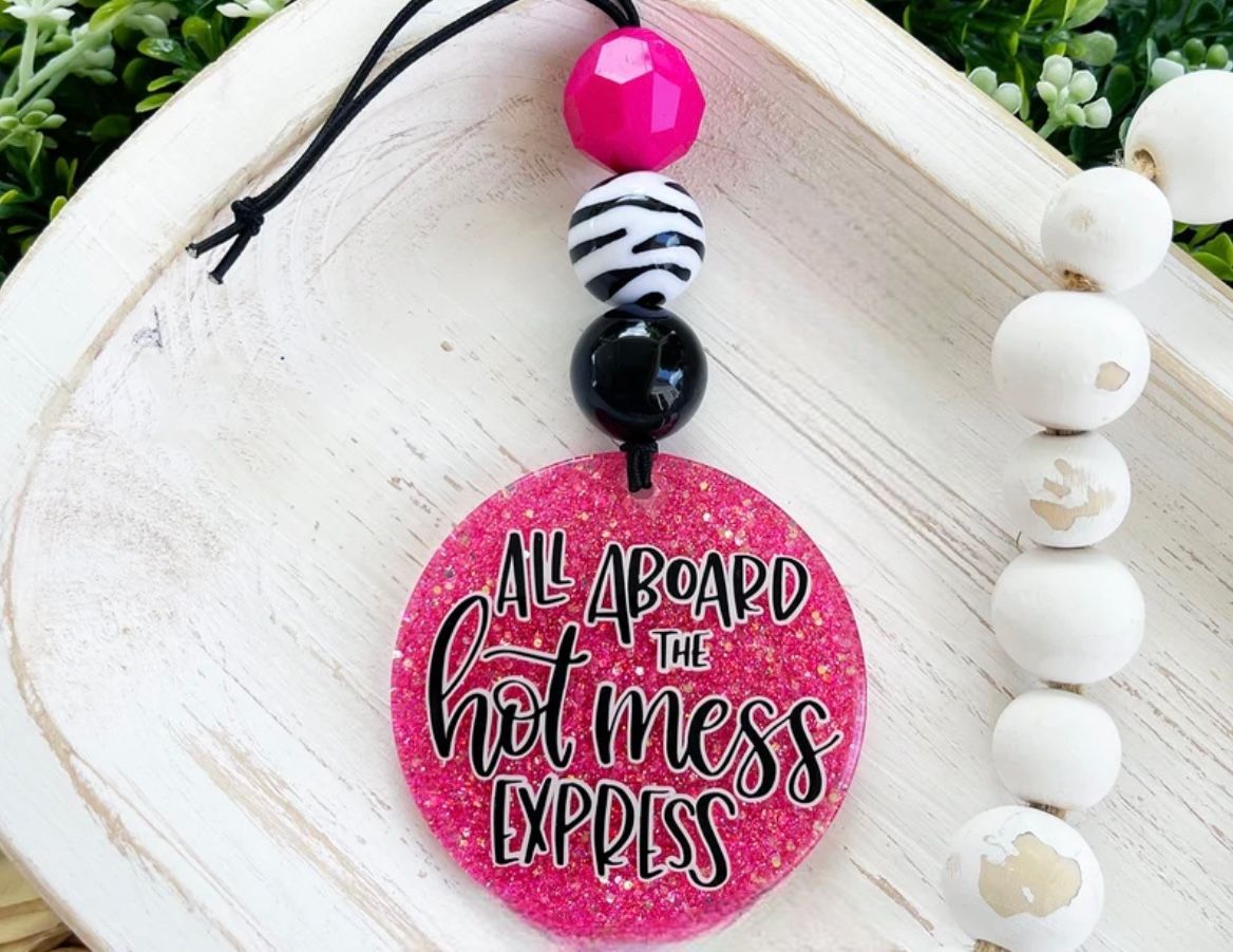 Rear View Mirror Car Charms