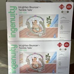 BRAND NEW Ingenuity Baby Bouncer – $40 (Retail $70+) Infant Seat – Multiple Available