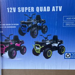 12V SUPER QUAD ATV 