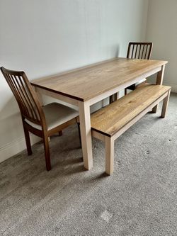 IKEA KEJSARKRONA Table Bench Chairs for Sale in Denver CO