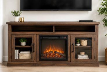 TV STAND FIREPLACE